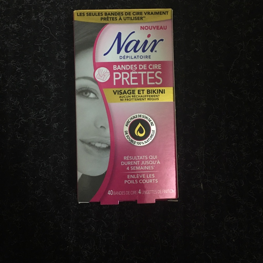 Nair waxing strips
